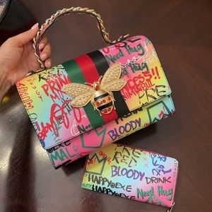 Gorgeous Handbag and Wallet Set 💕✨